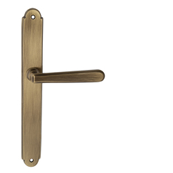 Klika na dveře NI - ALT WIEN Štít OGR - Bronz česaný lesklý