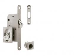 ATZ - Set na posuvné dveře hranatý 3973 BB BN - Broušená nerez