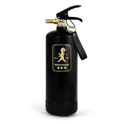 SN - HASICÍ PŘÍSTROJ 2 KG Černá lesklá / zlatý lesklý emblém