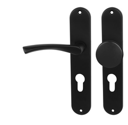 Klika na dveře BA - TORNADO - S BS - Černá matná