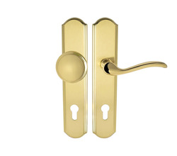 Zpevněné kování MI - LYON/JULIA - SO OLV/OLS - Mosaz leštěná lakovaná / mosaz broušená