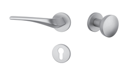 Klika na dveře AS - DALIA - R 7S OCS - Chrom broušený