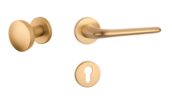 Klika na dveře AS - AZALIA - R 7S OLS - Mosaz broušená