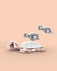 MTM195-01 MTM - KLÍČENKA - Želva bílá