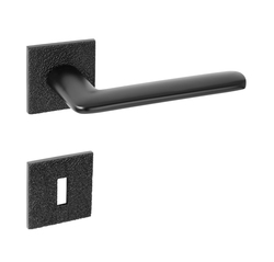 Klika na dveře TI - ELIPTICA - HR 4165 5SQ T3 BS - Černá matná (153)