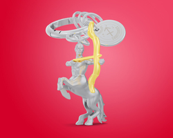 MTM358-01 MTM - KLÍČENKA - Zvěrokruh - Střelec