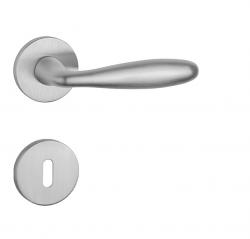 Klika na dveře AT - VERBENA - R 7S OCS - Chrom broušený