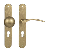 Klika na dveře MP - LAURA NAT - Natural mosaz nelakovaná