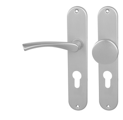 Klika na dveře BA - TORNADO - S F1 - Stříbrný elox