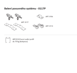 SC - POSUVNÝ SYSTÉM SERIES Leggera DO 70 KG