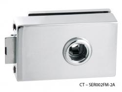CT - 7000 Kování na skleněné dveře OC - Chrom lesklý