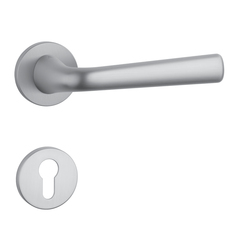 Klika na dveře AS - TULIPA - R 7S OCS - Chrom broušený