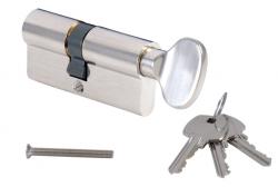 Stavební vložka MP - Stavební cylindrická vložka - s knoflíkem ONS - Nikl broušený