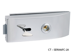 CT - 11000 Kování na skleněné dveře OC - Chrom lesklý