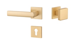 Klika na dveře AT - HOSTA - HR 7S OLS - Mosaz broušená