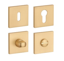 Rozeta ke klice AT - ROZETA - HR 7S OLS - Mosaz broušená