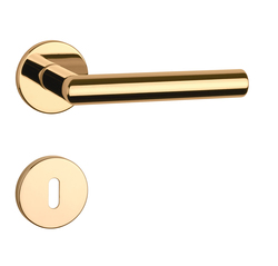 Klika na dveře AT - ARABIS - R 7S OLV PVD - Mosaz leštěná lakovaná PVD