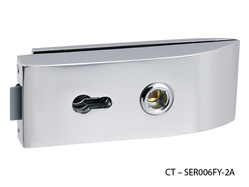 CT - 11000 Kování na skleněné dveře OC - Chrom lesklý