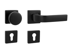 Klika na dveře MP - SUNNY - HR BS - Černá matná