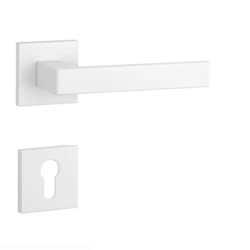 Klika na dveře AT - SULLA - HR 7S WS - Bílá matná