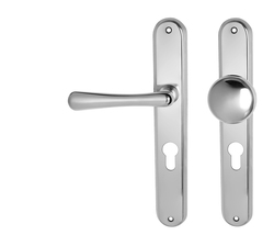 Klika na dveře NI - ELEGANT OC - Chrom lesklý