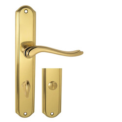 Klika na dveře MP - ROMEO - SO OLV - Mosaz leštěná lakovaná