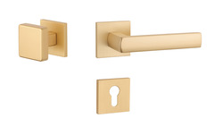 Klika na dveře AT - HOSTA - HR 7S OLS - Mosaz broušená