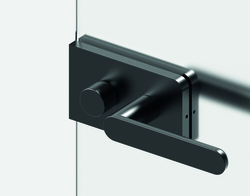 Zámek na skleněné dveře VM - TOTAL GLASS - zámek na skleněné dveře BS - Černá matná (18)