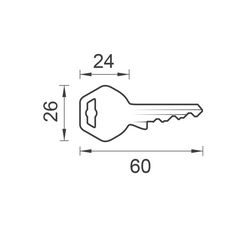 DK - AP2pro S vlastní klíč zoubkový - VK
