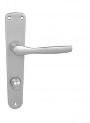 Klika na dveře BA - LUXOR - B F1 - Stříbrný elox