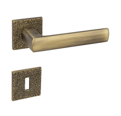 Klika na dveře TI - POPULAR - HR 4161 5SQ T3 OGS - Bronz česaný matný (77)