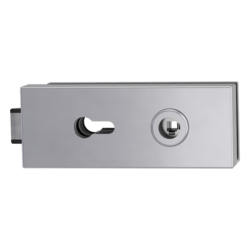 GK - PURISTO S - ZÁMEK na skleněné dveře - PZ BN - Broušená nerez (71)