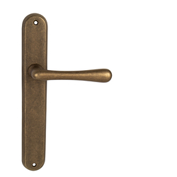 Klika na dveře NI - ELEGANT OBMP - Staromosaz matný lak