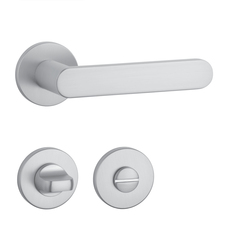 Klika na dveře AS - ALORA - R 7S OCS - Chrom broušený