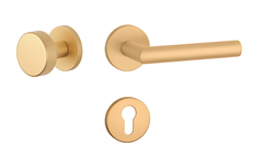 Klika na dveře AT - ARABIS - R 7S OLS - Mosaz broušená