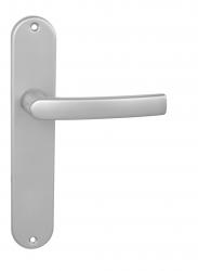 Klika na dveře BA - MIRA - S F1 - Stříbrný elox