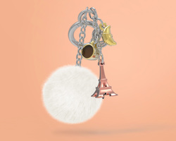 MTM196-02 MTM - PŘÍVĚŠEK NA KABELKU - Paríž-móda