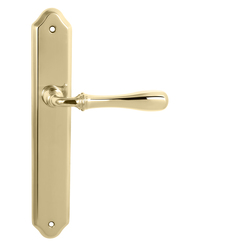 Klika na dveře FO - CARINA - SO OLV - Mosaz leštěná lakovaná