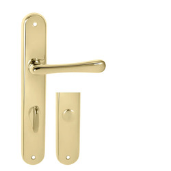 Klika na dveře MP - ELEGANT OLV - Mosaz leštěná lakovaná