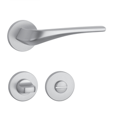 Klika na dveře AS - DALIA - R 7S OCS - Chrom broušený