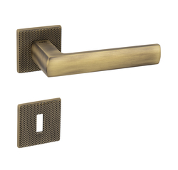 Klika na dveře TI - POPULAR - HR 4161 5SQ T2 OGS - Bronz česaný matný (77)