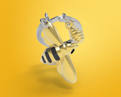 MTM276-01 MTM - KLÍČENKA - Včela zlatá