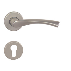 Klika na dveře BA - TORNADO - R F8 - Nikl matný