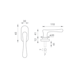 Klika na eurookno MP - DK - ELEGANT - R NP - Nikl perla