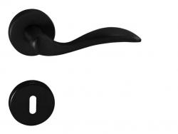 Klika na dveře TI - LEA - R 1948 BS - Černá matná (153)