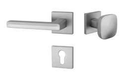 Klika na dveře AS - PEA - HR 7S OCS - Chrom broušený