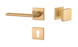 Klika na dveře AS - LILA - HR 7S OLS - Mosaz broušená