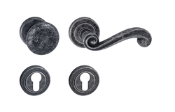 Klika na dveře TI - CARLA - R 738 OGA - Antik šedá (47)