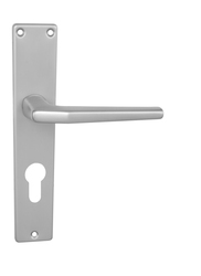 Klika na dveře BA - LUCIA - I F1 - Stříbrný elox