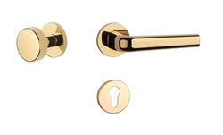 Klika na dveře AT - INULA - R 7S OLV PVD - Mosaz leštěná lakovaná PVD